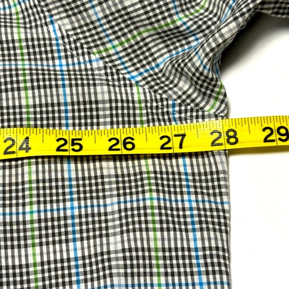 Bill Blass Vintage Plaid Casual Button Down Shirt in EUC - Picture 6 of 7